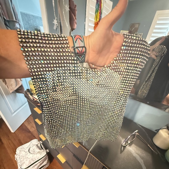 12th Tribe Rhinestone Embellished Top - Picture 10 of 13